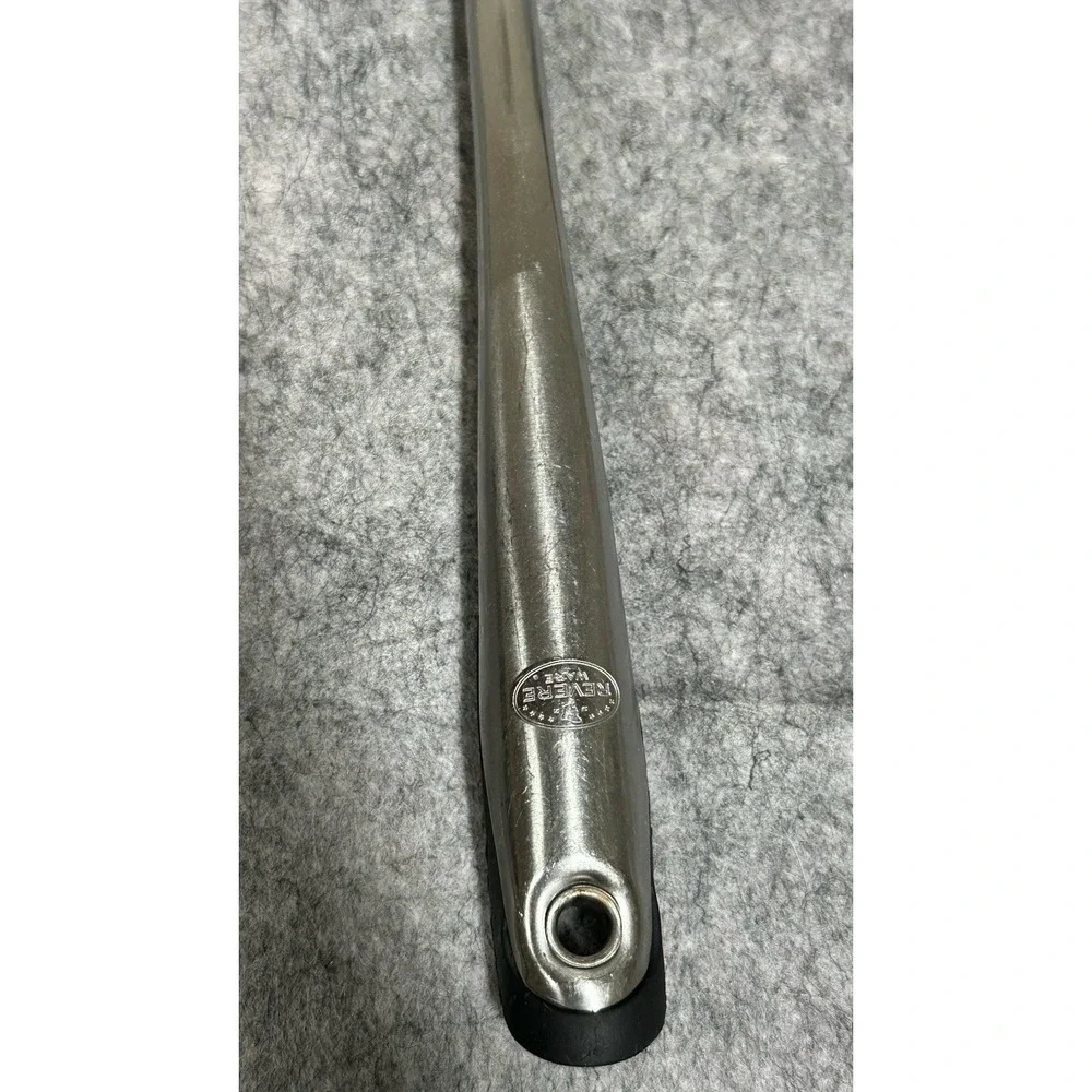 Revere Ware Stainless Steel Spatula w/Silcone Grip Heavy USED Vintage